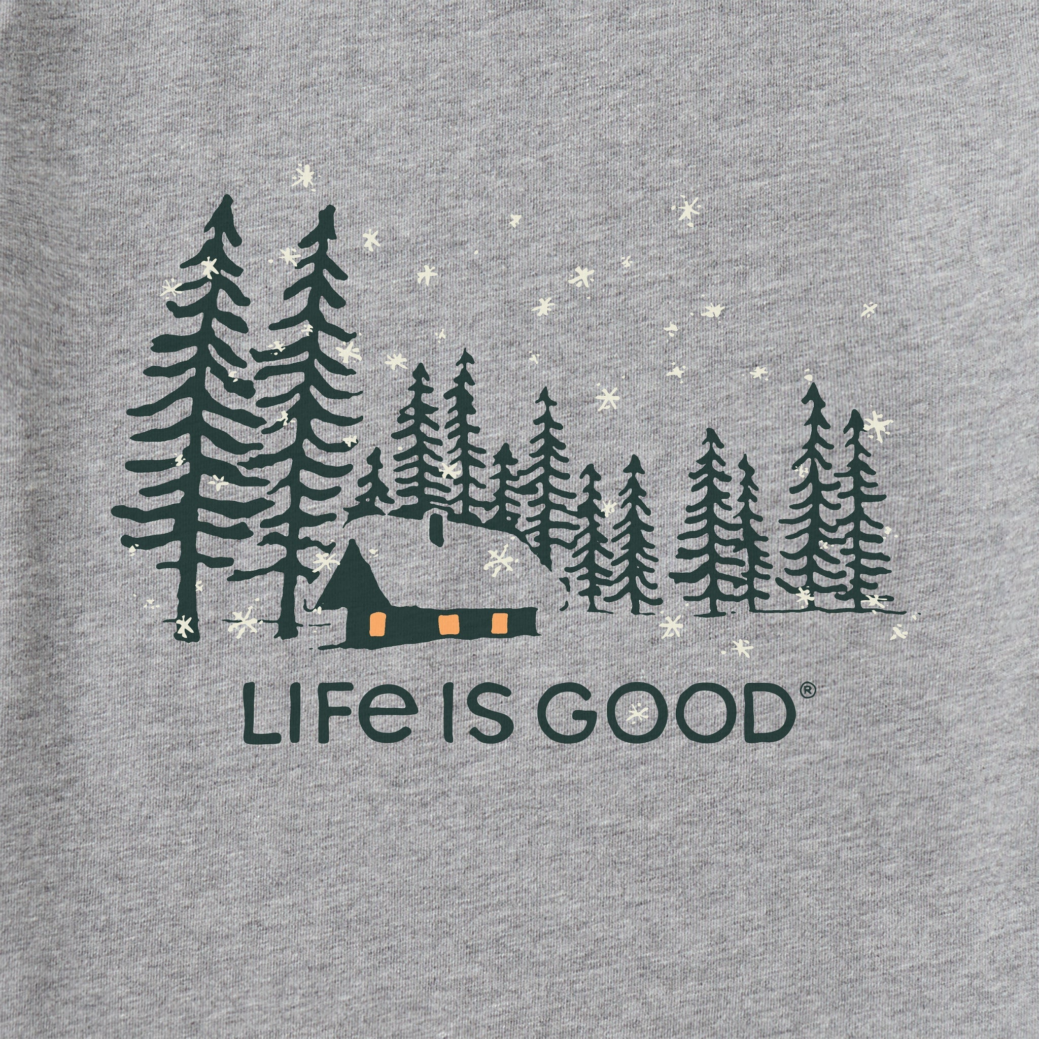 Men's Snowy Evening Short Sleeve Crusher Tee