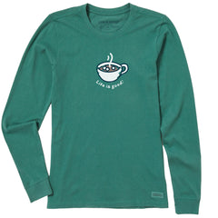 Women's Hot Cocoa Long Sleeve Crusher Tee