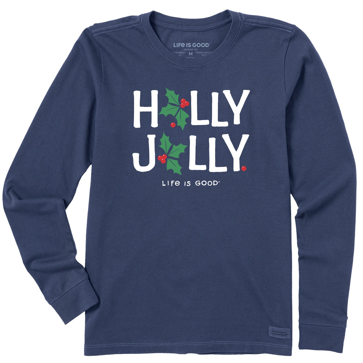 Women's Holly Jolly Long Sleeve Crusher Tee