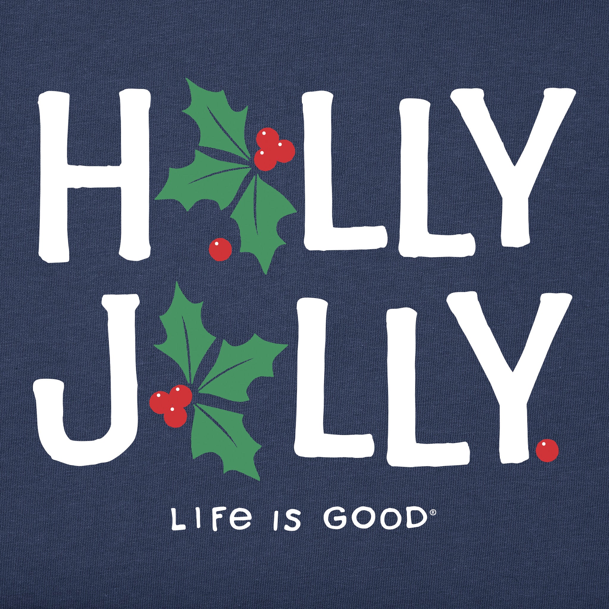 Women's Holly Jolly Long Sleeve Crusher Tee