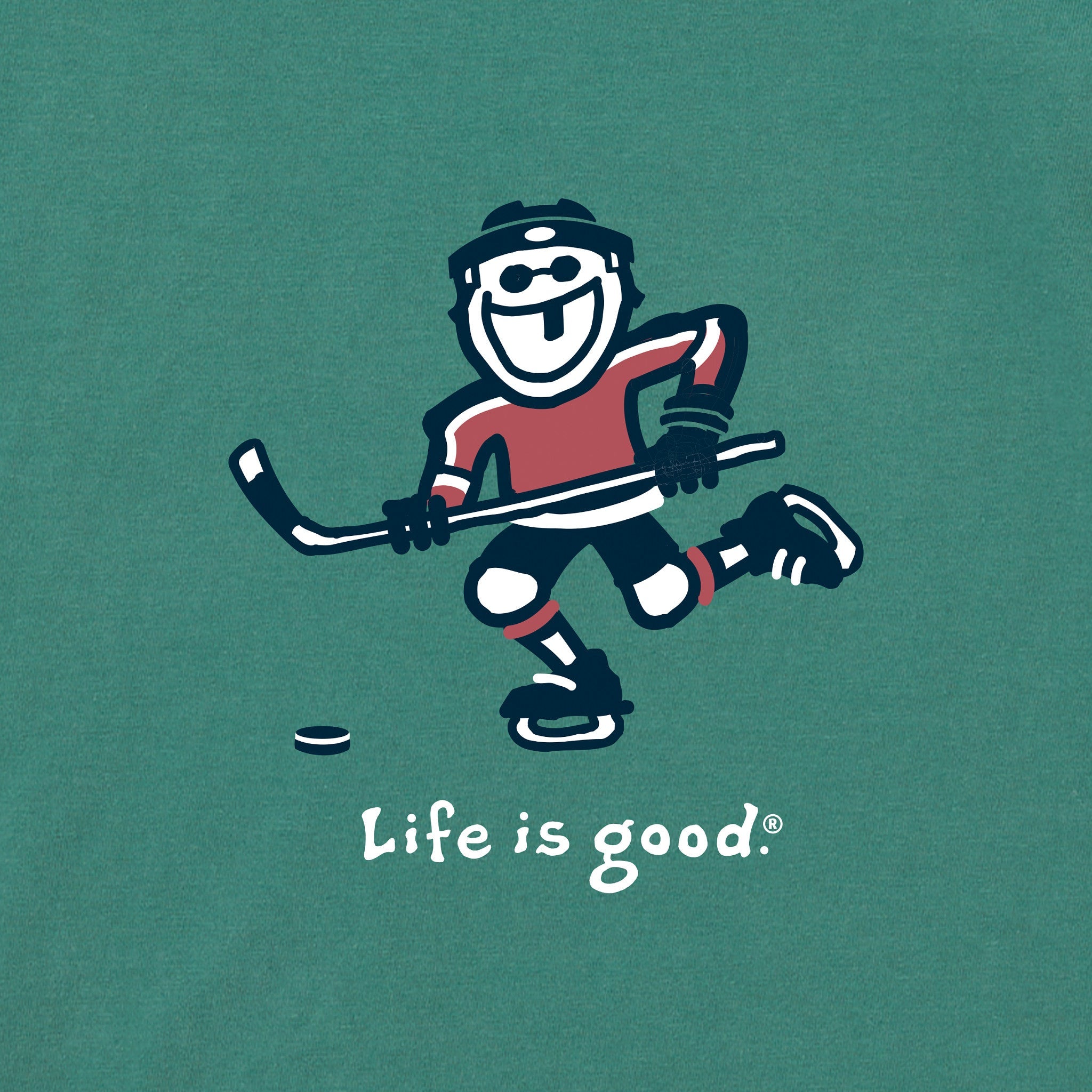 Men's Jake Hockey Skate Long Sleeve Crusher Tee