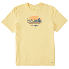 Men's Summer Gold Short Sleeve Tee