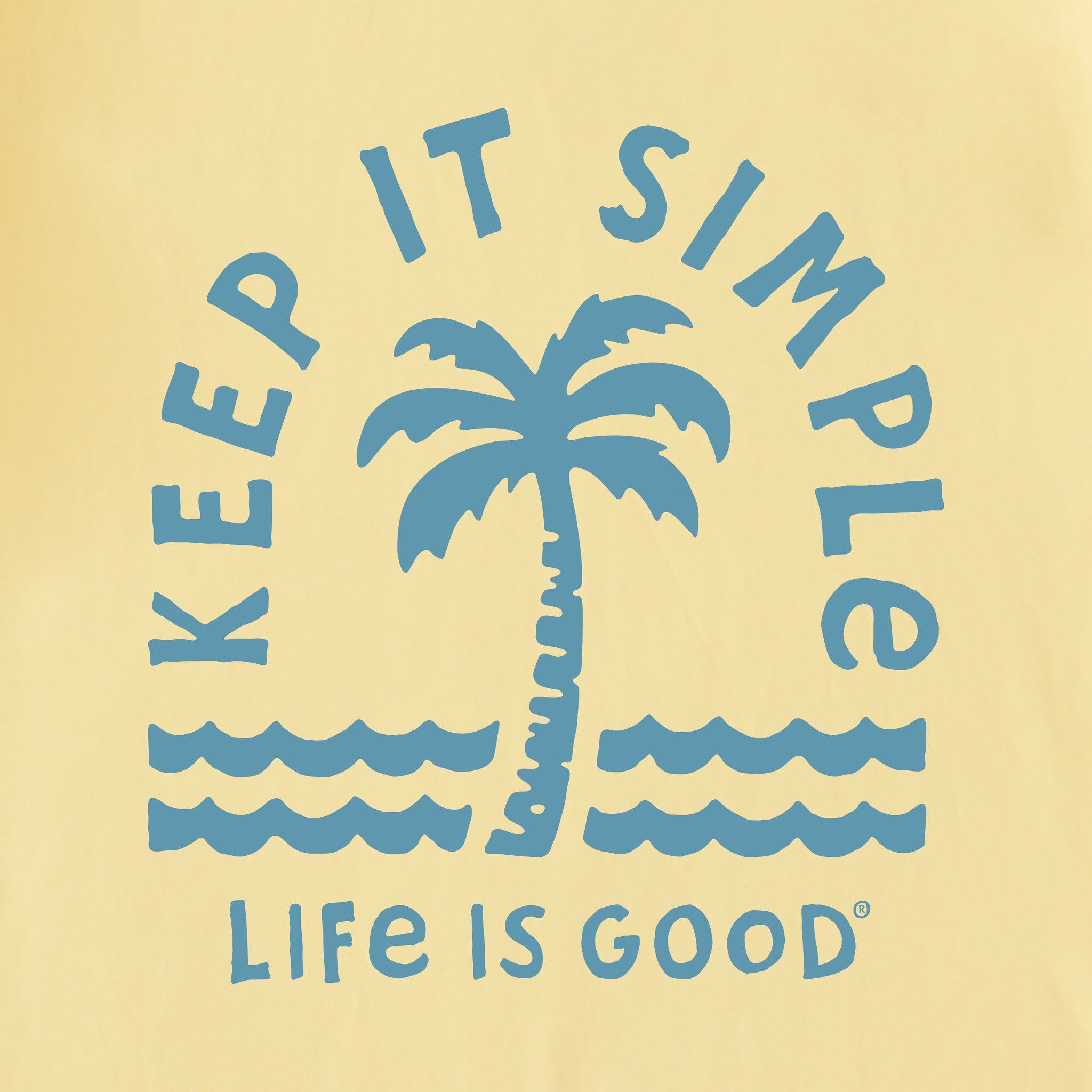 Women's Keep it Simple Palm Short Sleeve Crusher Tee
