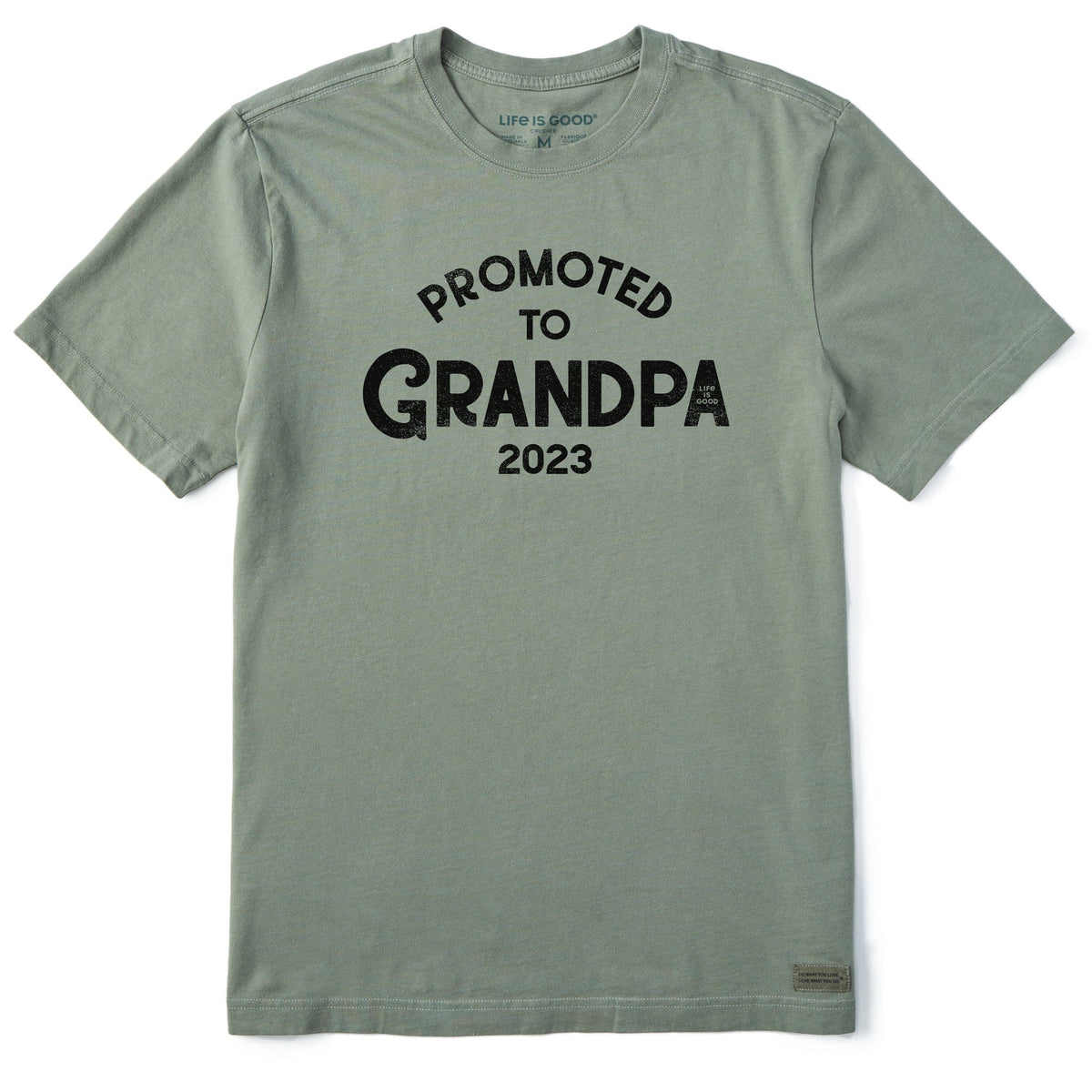 Men's Promoted to Grandpa 2023 Short Sleeve Tee