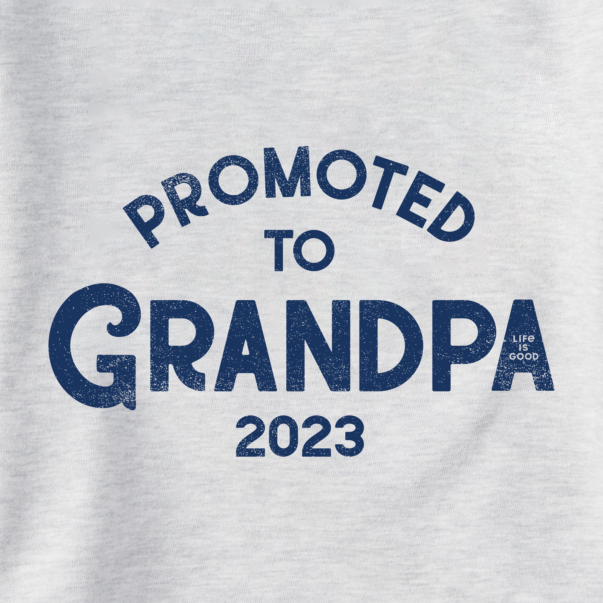 Men's Promoted to Grandpa 2023 Simply True Fleece Hoodie