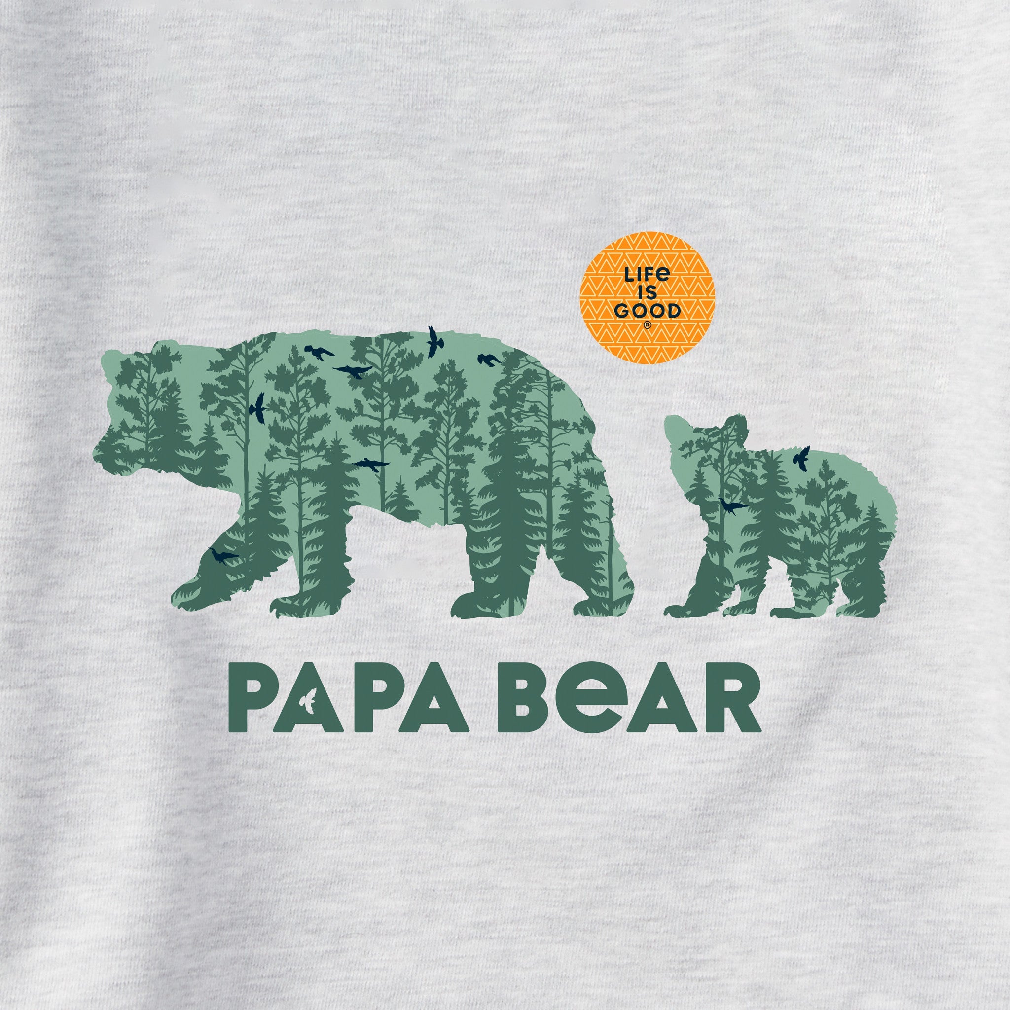 Men's Papa Bear Woods Simply True Fleece Hoodie