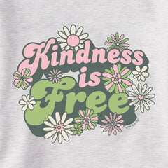 Women's Kindness is Free Daisies Simply True Fleece Crew
