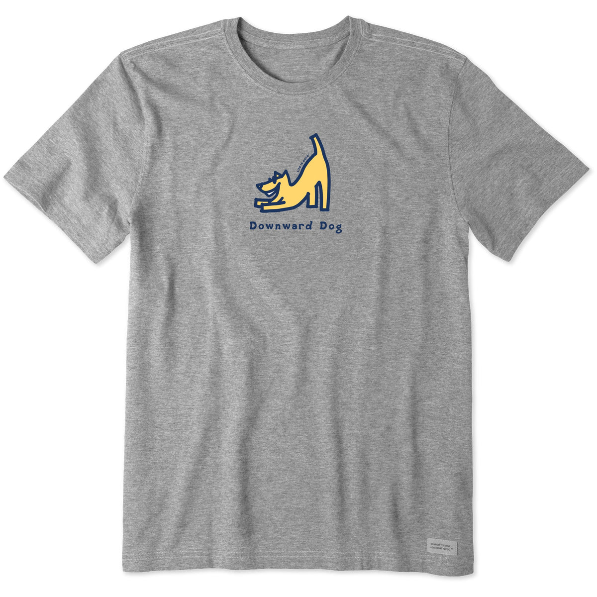 Men's Rocket Downward Dog Short Sleeve Crusher Tee