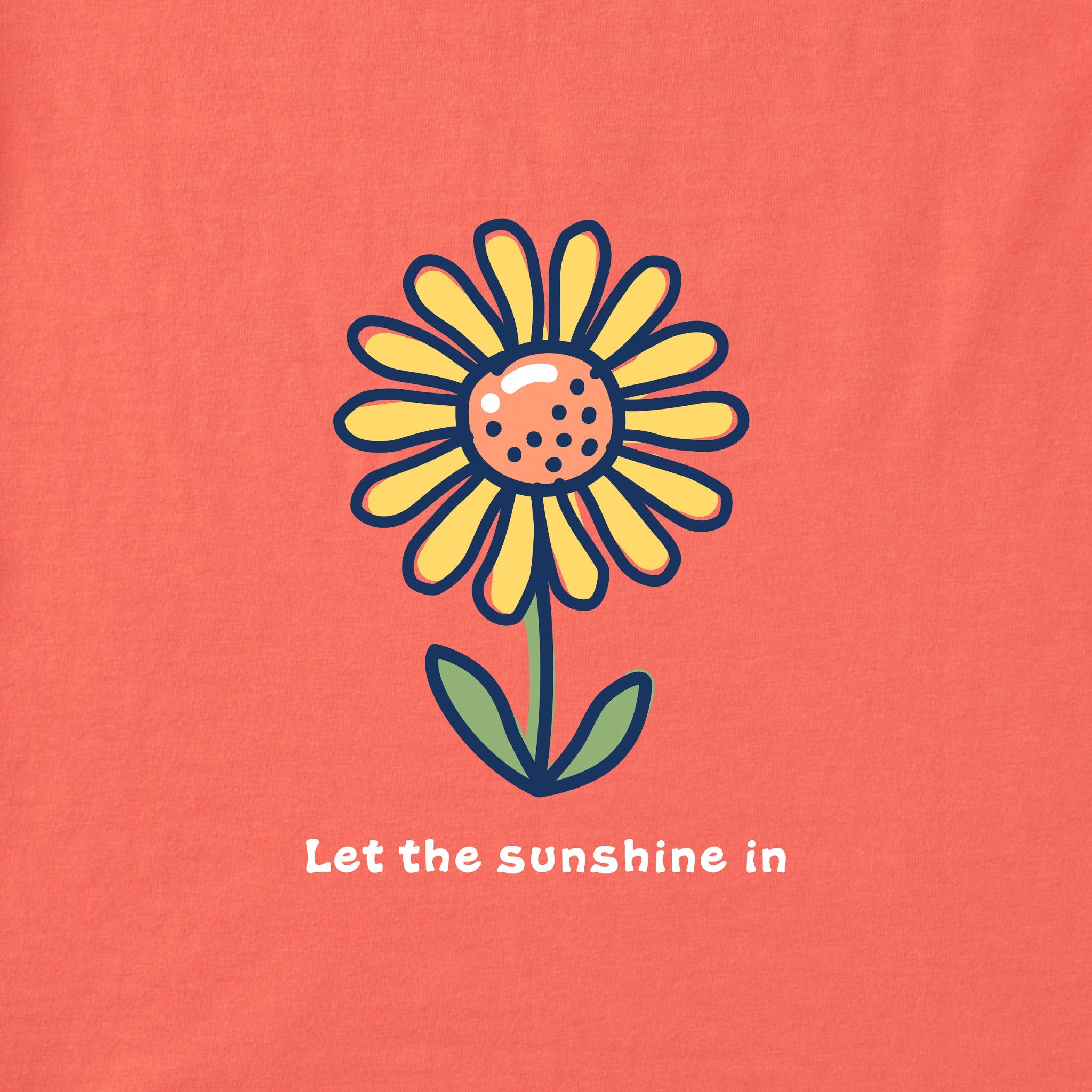Women's Let the Sunshine In Sunflower Short Sleeve Crusher Tee