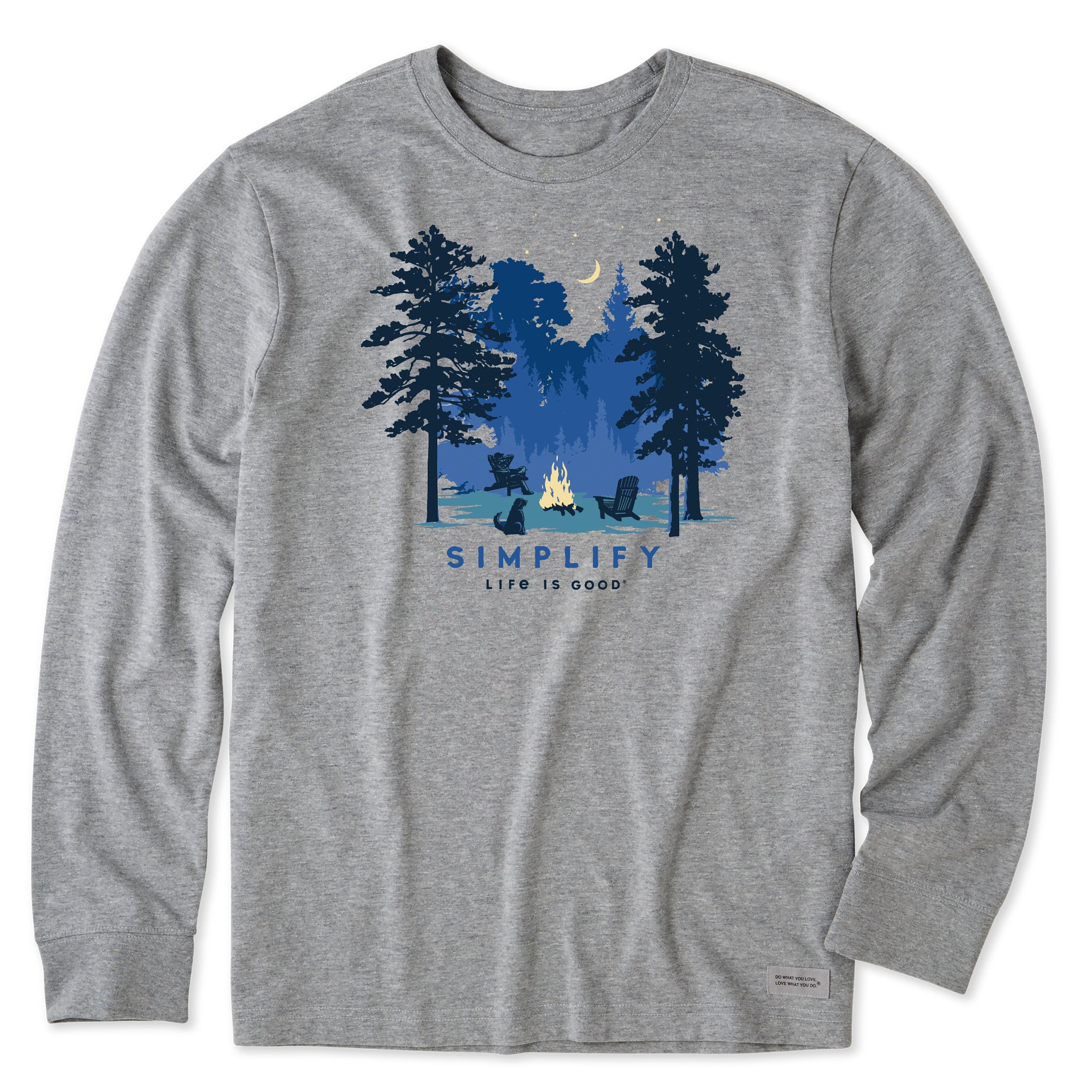 Men's Simplify Campfire Long Sleeve Crusher Tee