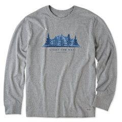 Men's Light the Way Long Sleeve Crusher Tee