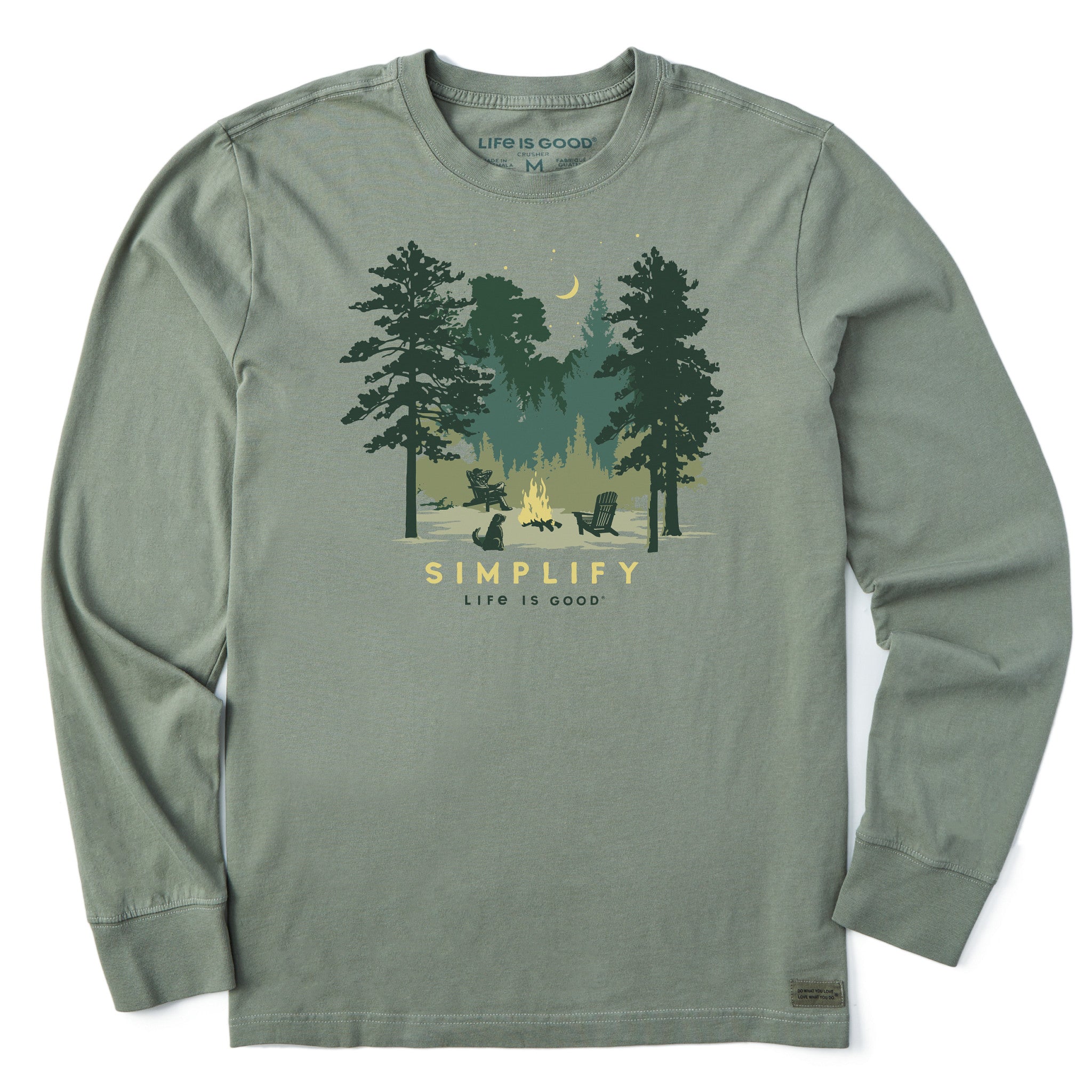 Men's Simplify Campfire Long Sleeve Crusher Tee