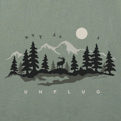 Men's Unplug in the Outdoors Short Sleeve Tee