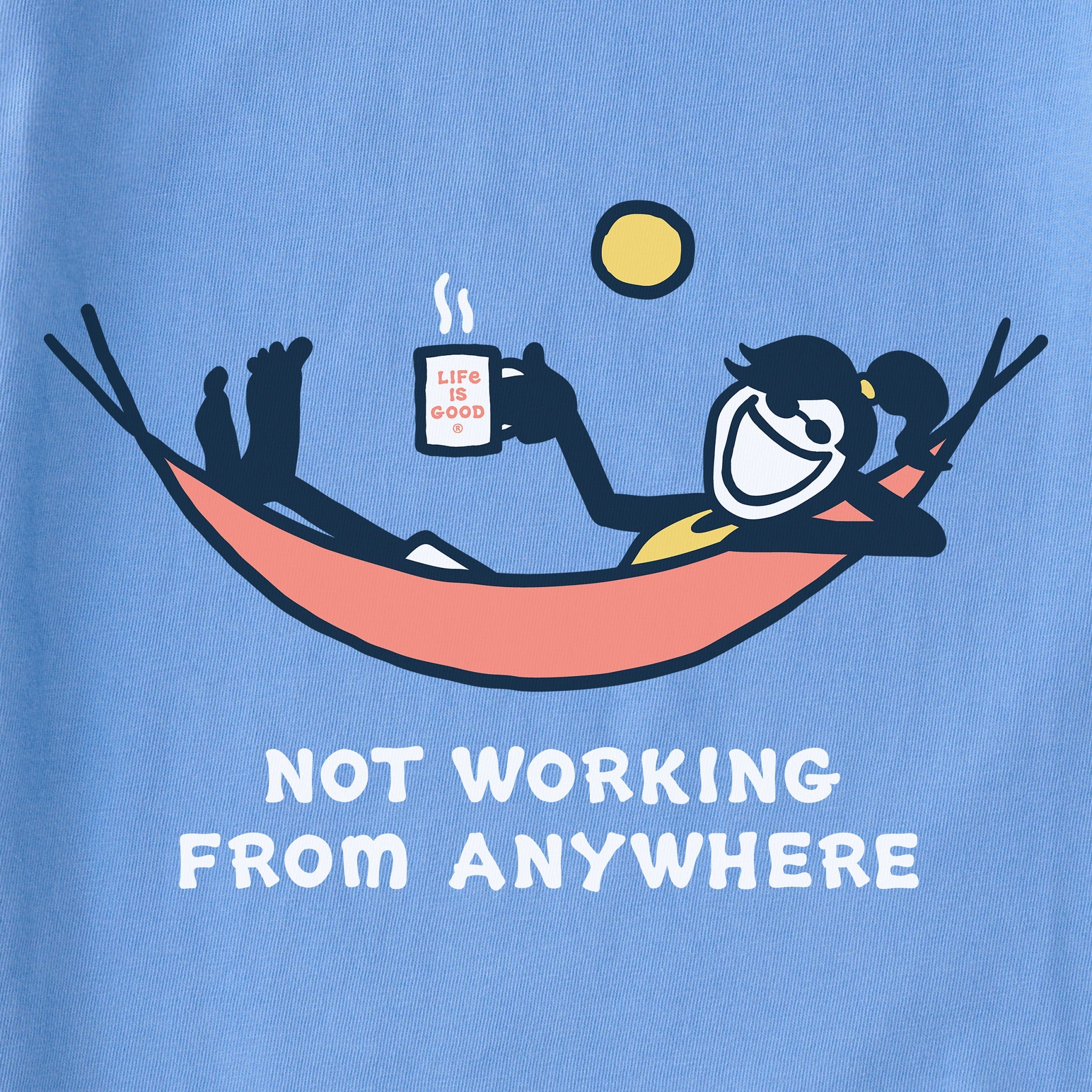 Women's Jackie Not Working From Anywhere Short Sleeve Tee