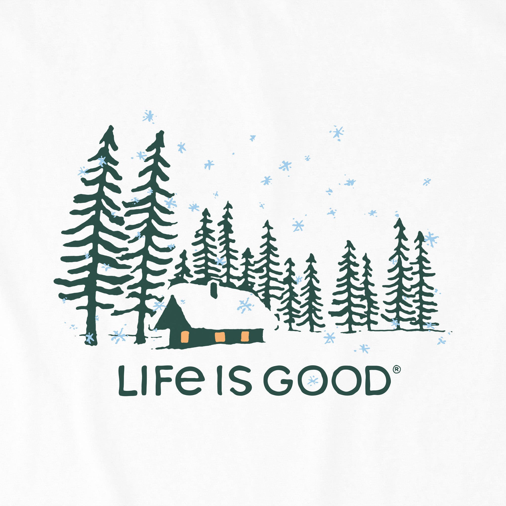 Men's Snowy Evening Long Sleeve Tee