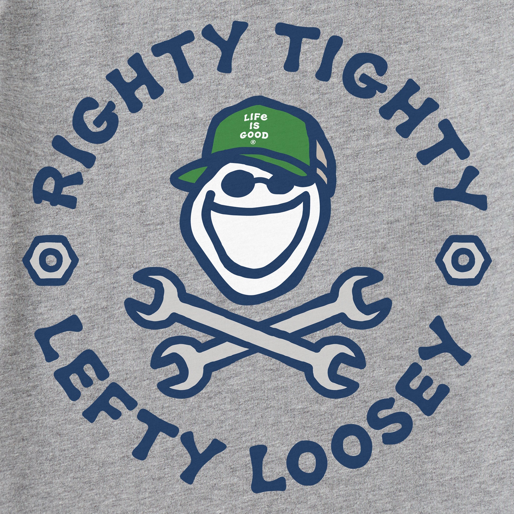 Men's Righty Tighty Lefty Loosey Short Sleeve Crusher Tee