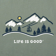 Men's Ski Lift Vista Long Sleeve Crusher Tee