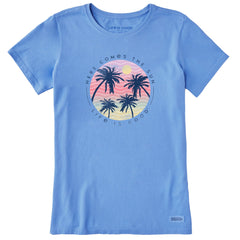 Women's Here Comes the Sun Palms Short Sleeve Tee