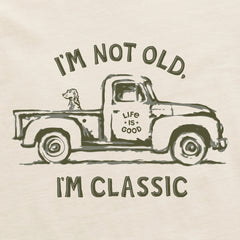 Men's Trusty Pickup and Dog Short Sleeve Crusher Tee