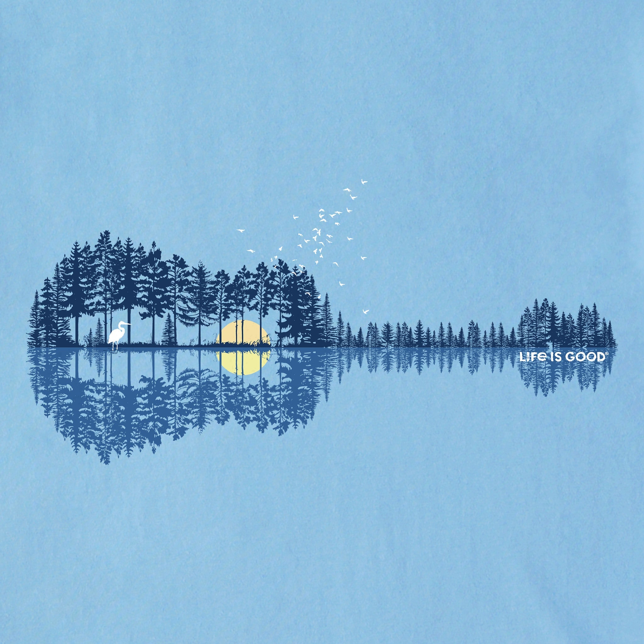 Men's Pine Guitarscape Short Sleeve Tee