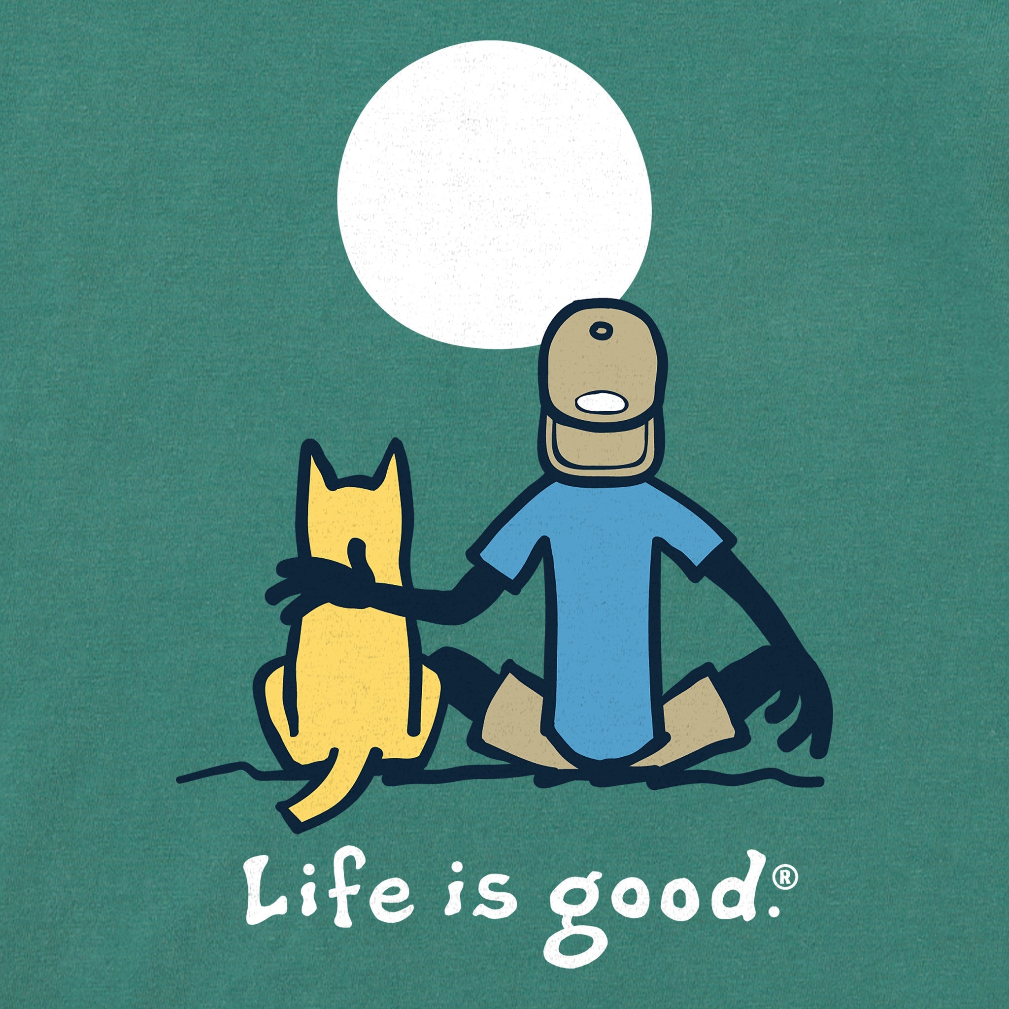 Men's Jake and Rocket Moon Short Sleeve Tee