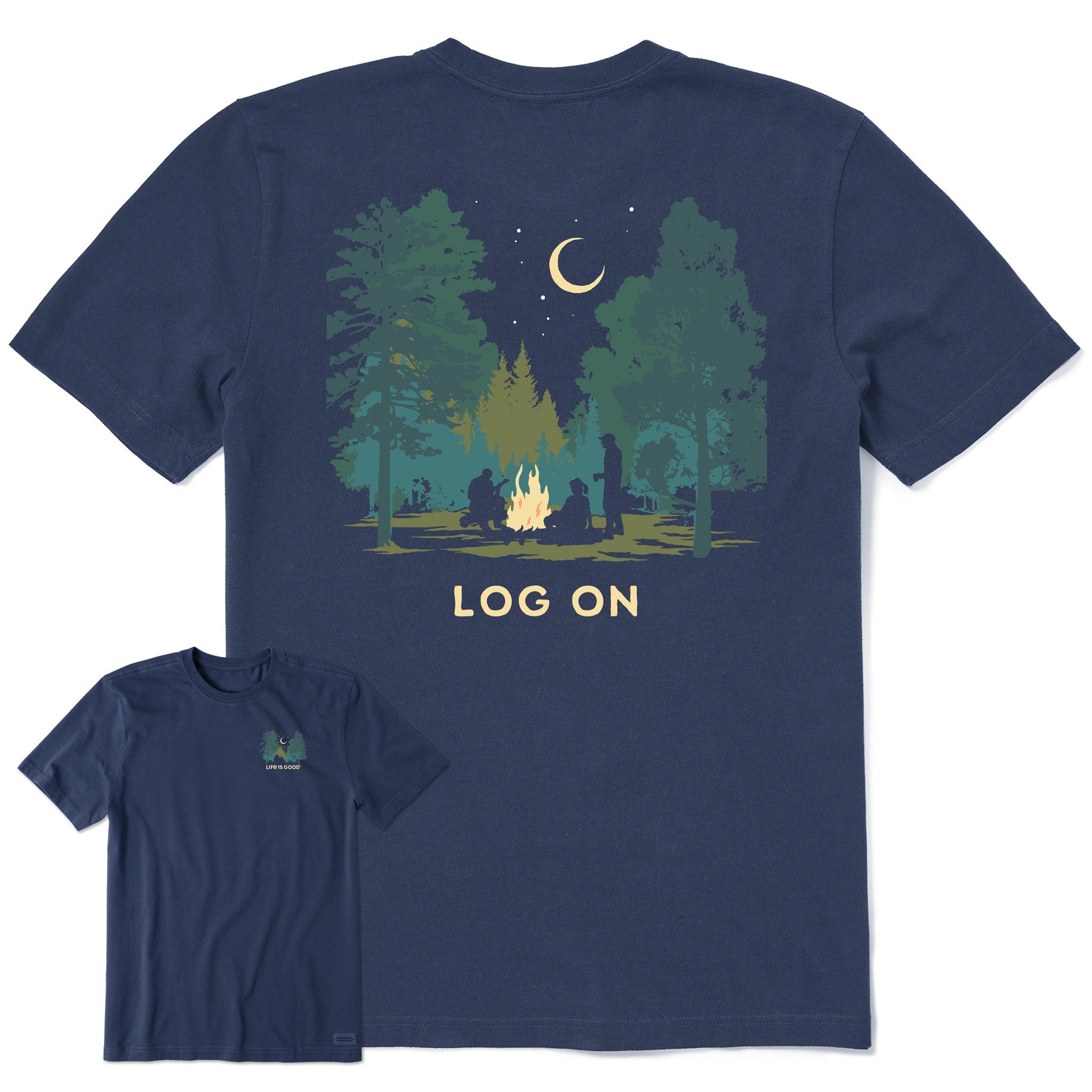 Men's Log On Campfire Short Sleeve Tee