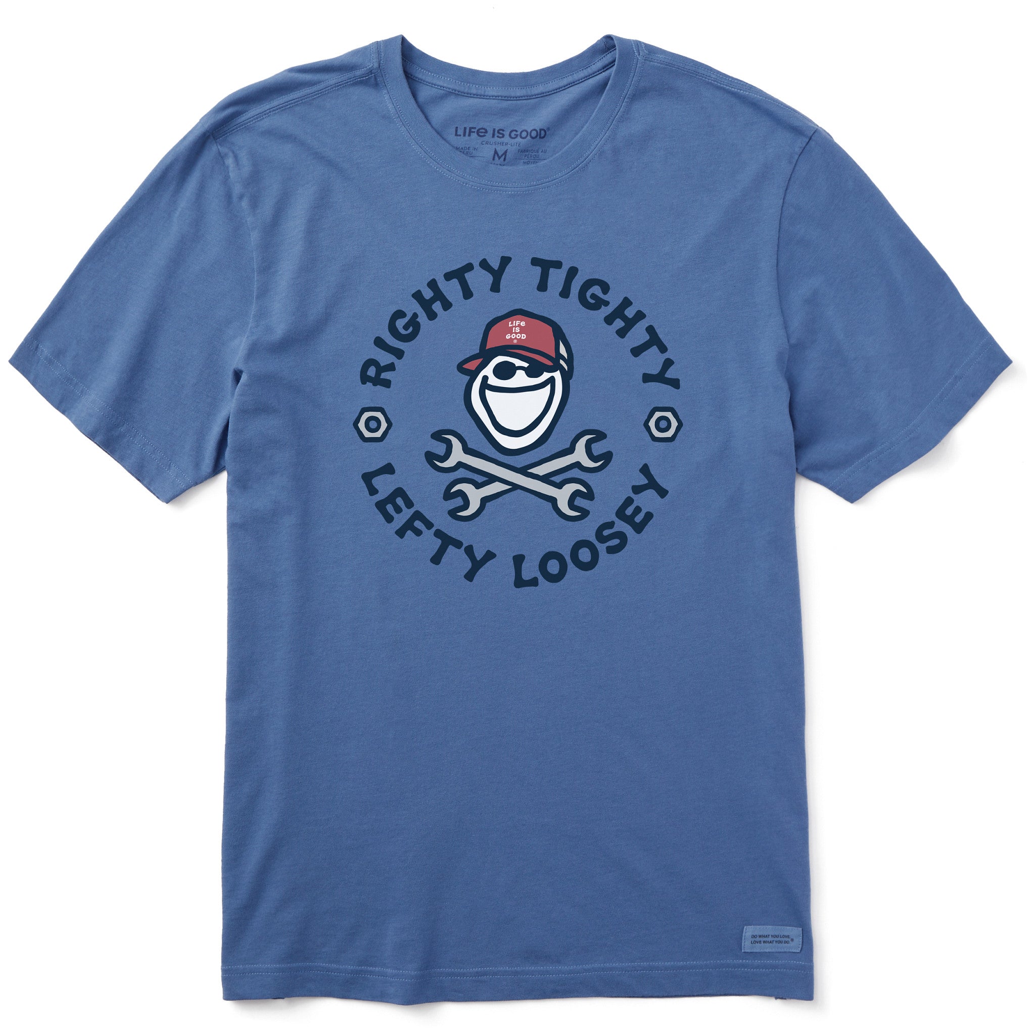 Men's Righty Tighty Lefty Loosey Short Sleeve Crusher Tee