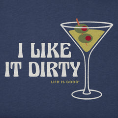 Men's I Like it Dirty Martini Short Sleeve Tee