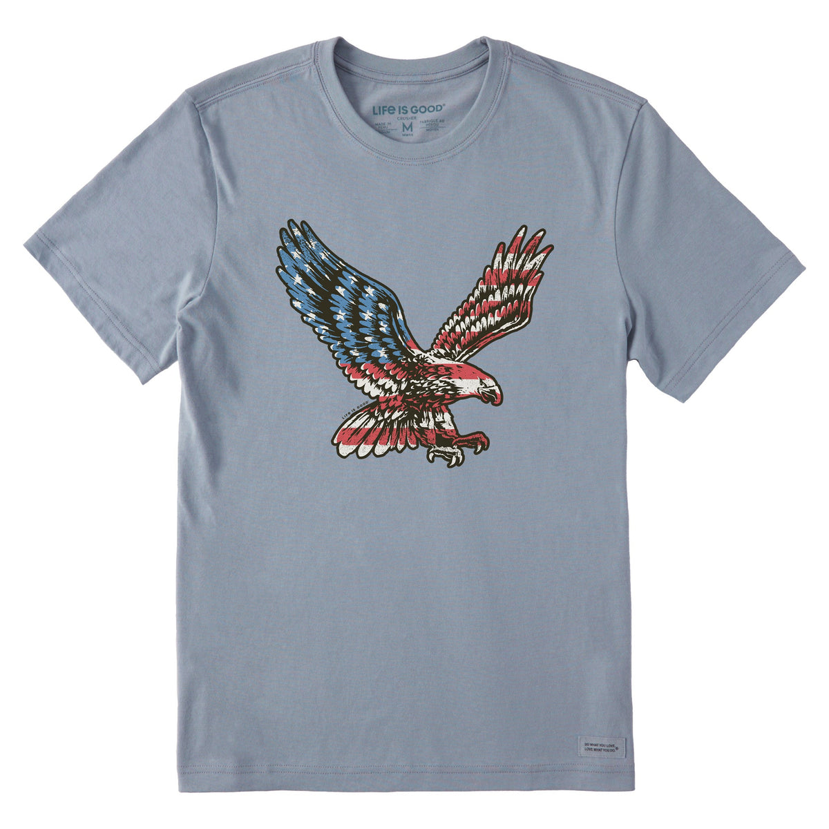 Men's Eagle Flag Short Sleeve Crusher-LITE Tee