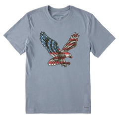 Men's Eagle Flag Short Sleeve Crusher-LITE Tee