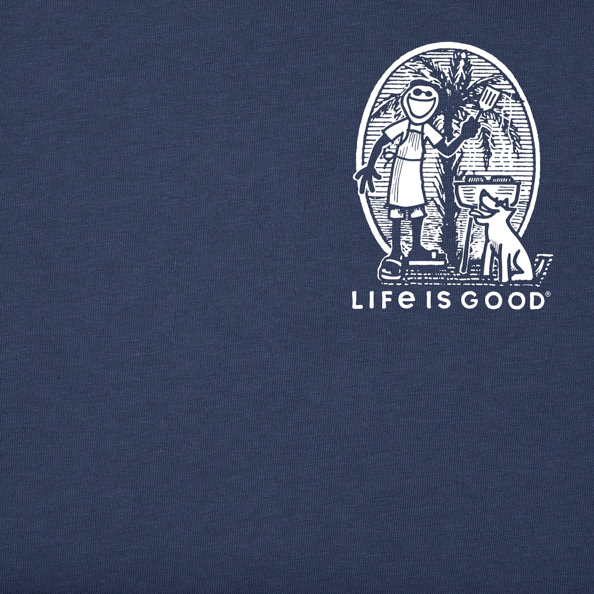 Men's Retro Chillin' & Grillin' Short Sleeve Crusher-LITE Tee