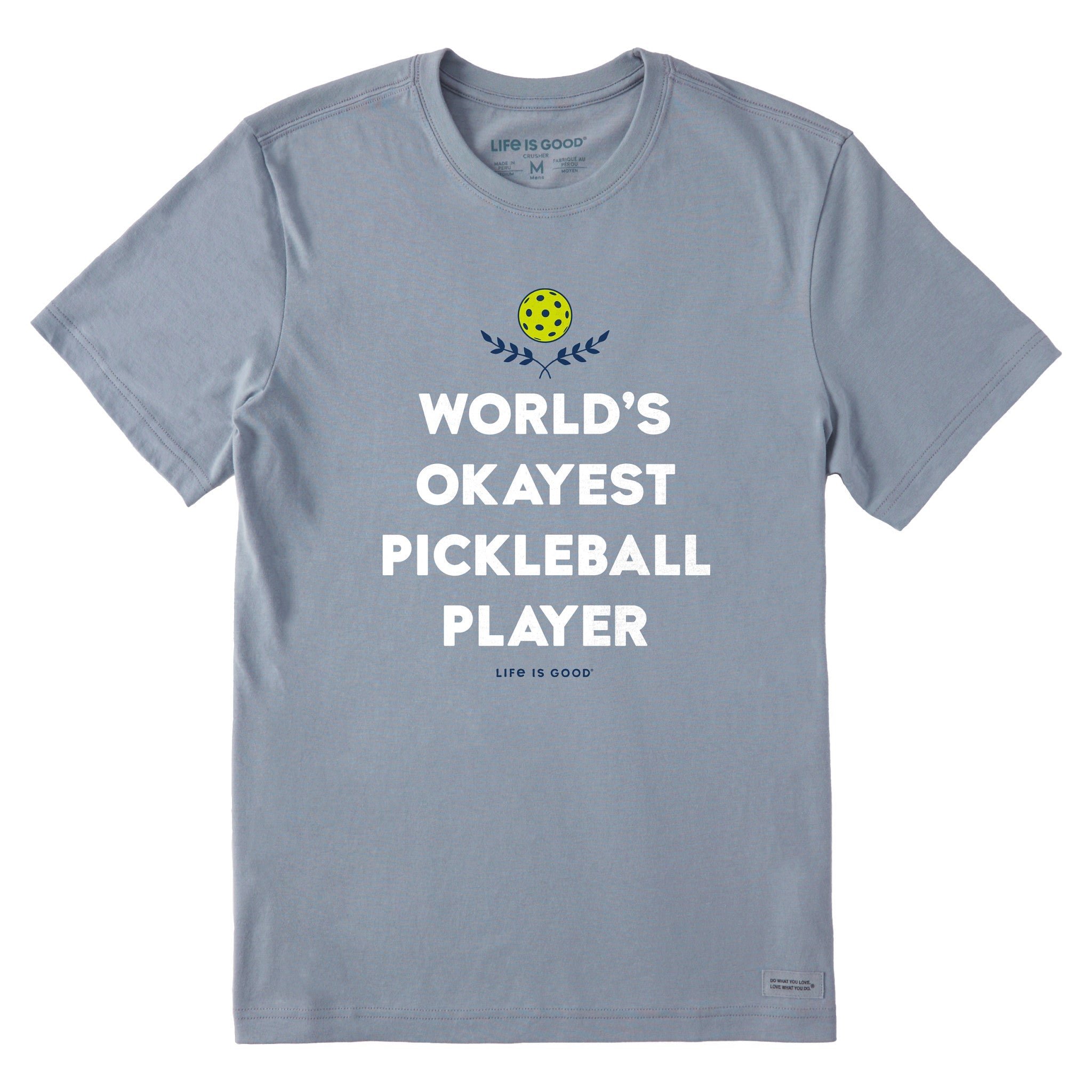 Men's World's Okayest Pickleball Player Short Sleeve Tee
