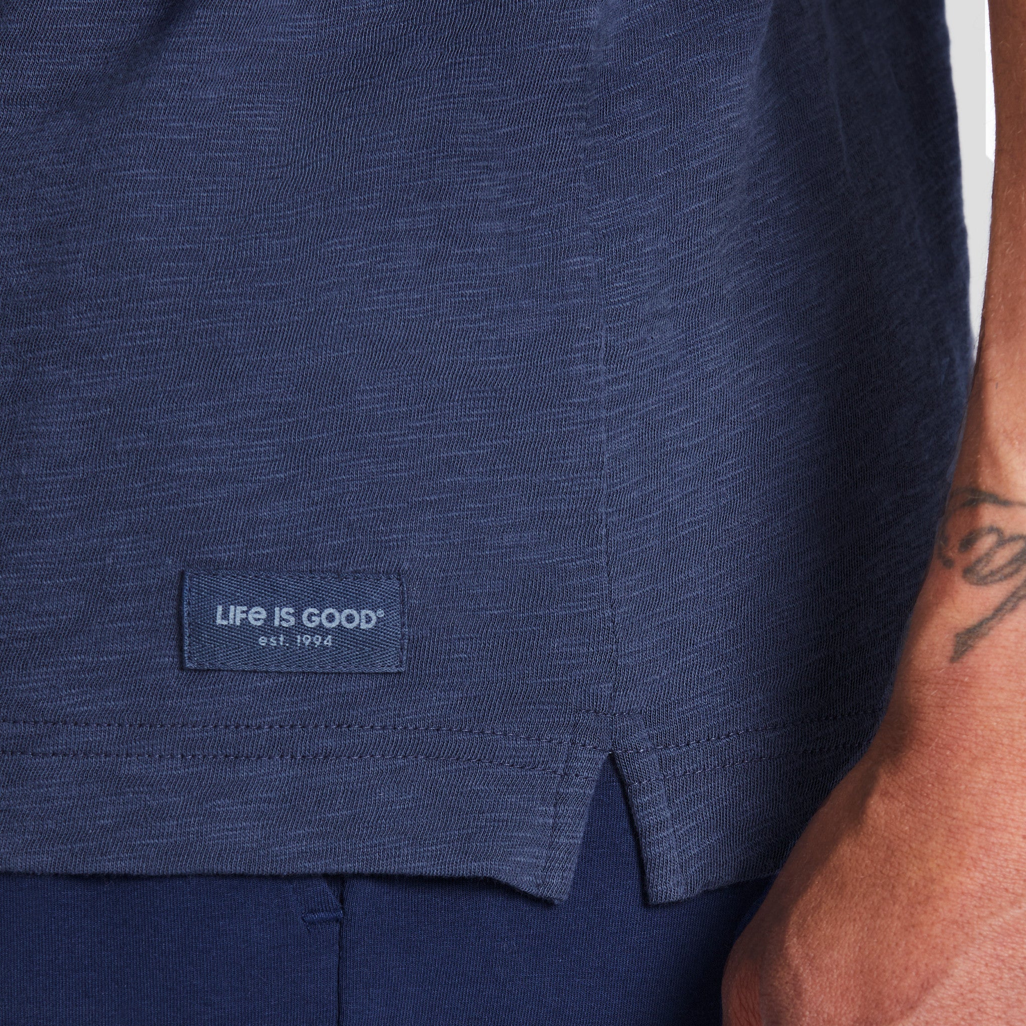 Men's Mountain Range Textured Slub Tee