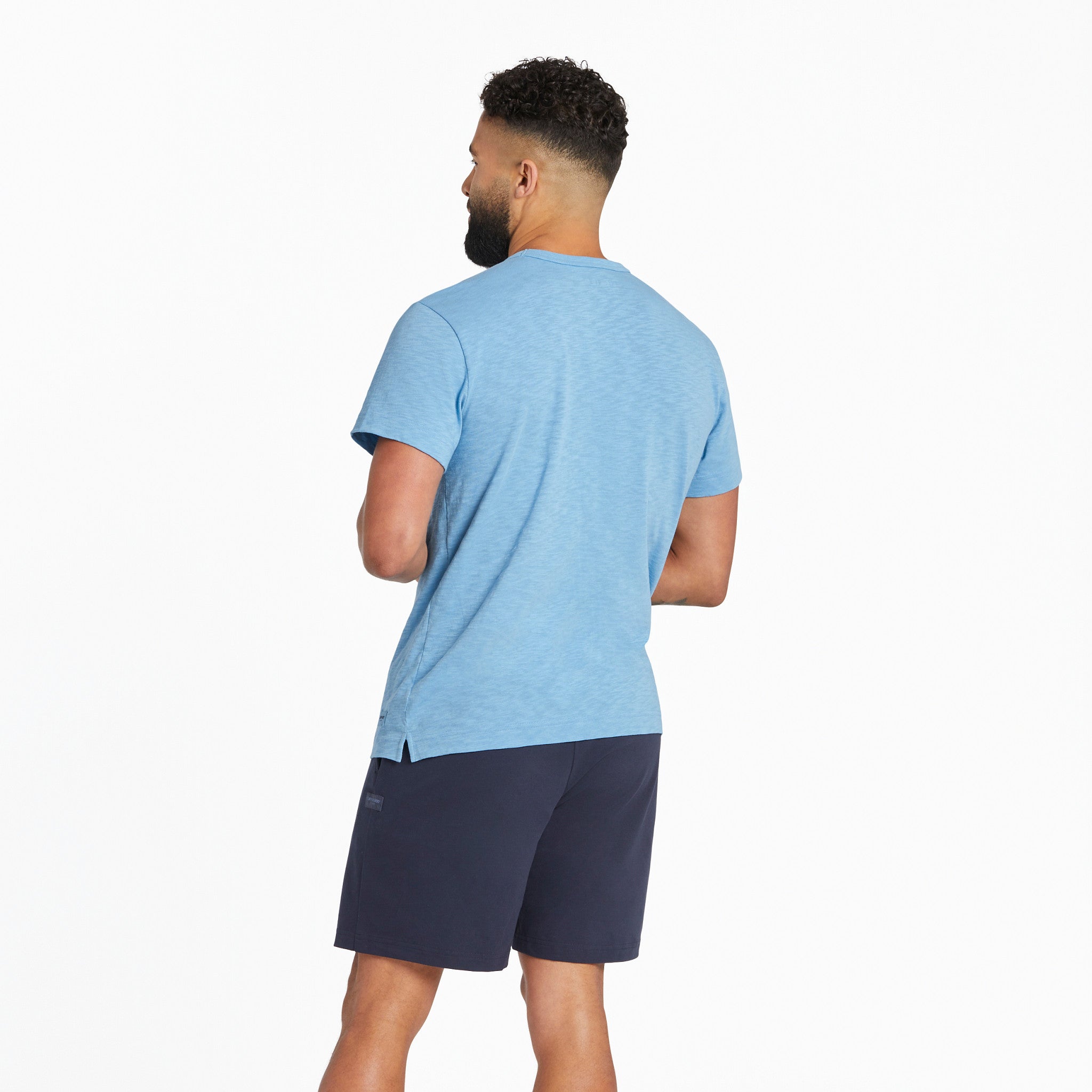 Men's Waves on Waves Textured Slub Tee