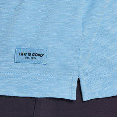 Men's Waves on Waves Textured Slub Tee