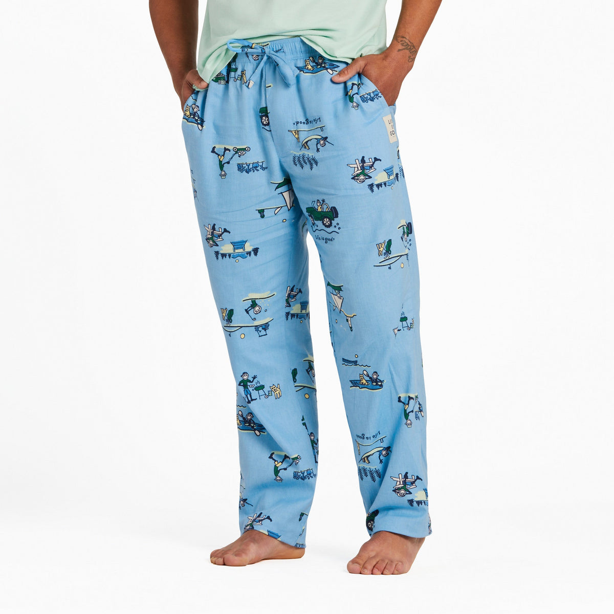 Men's Jake Summer Pattern Classic Sleep Pant