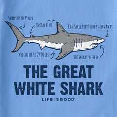 Kids The Great White Shark Short Sleeve Crusher Tee
