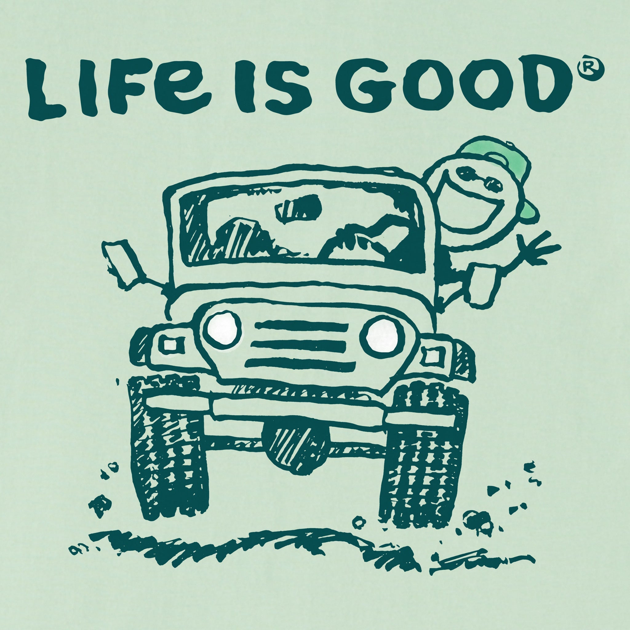 Kids Jake 4x4 Short Sleeve Crusher Tee