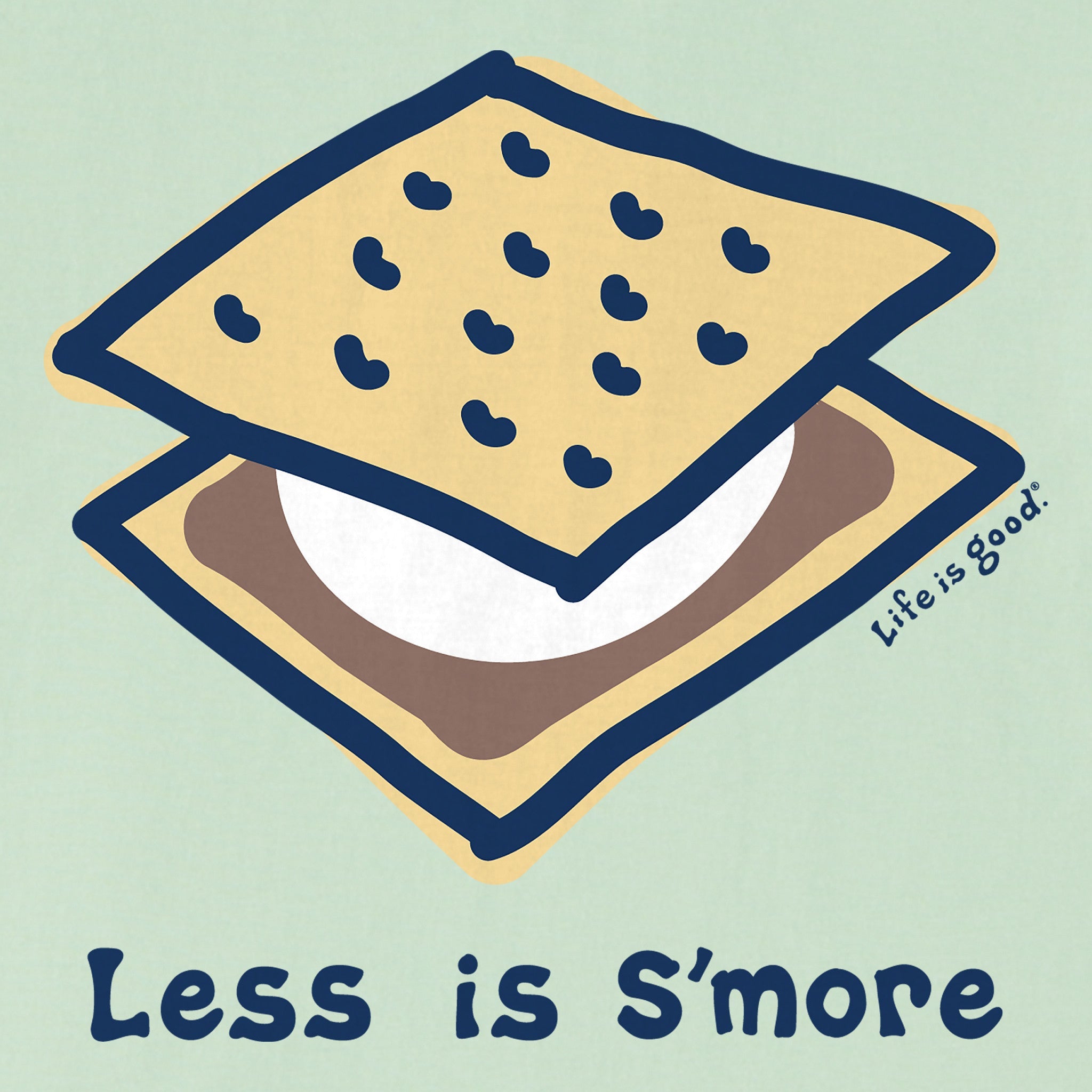 Kids Less is Smore Short Sleeve Crusher Tee