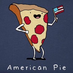 Kids American Pizza Pie Short Sleeve Crusher Tee