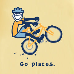 Kids Go Places Jake Short Sleeve Crusher Tee
