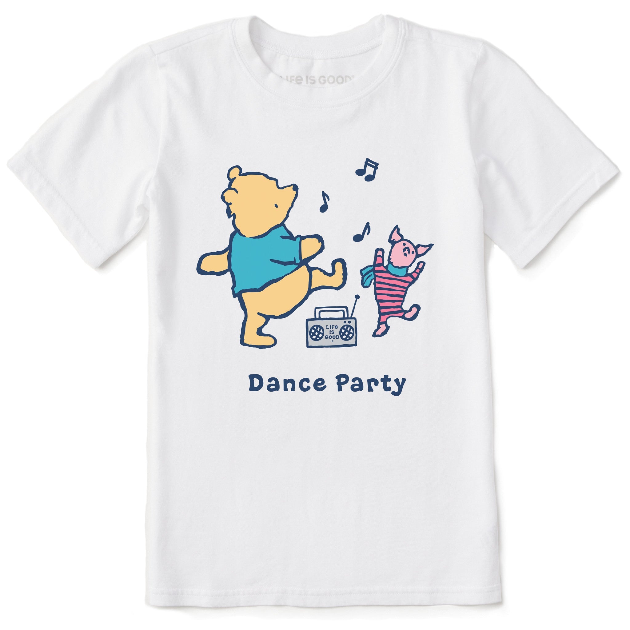 Kids Winnie & P Dance Party Short Sleeve Crusher Tee