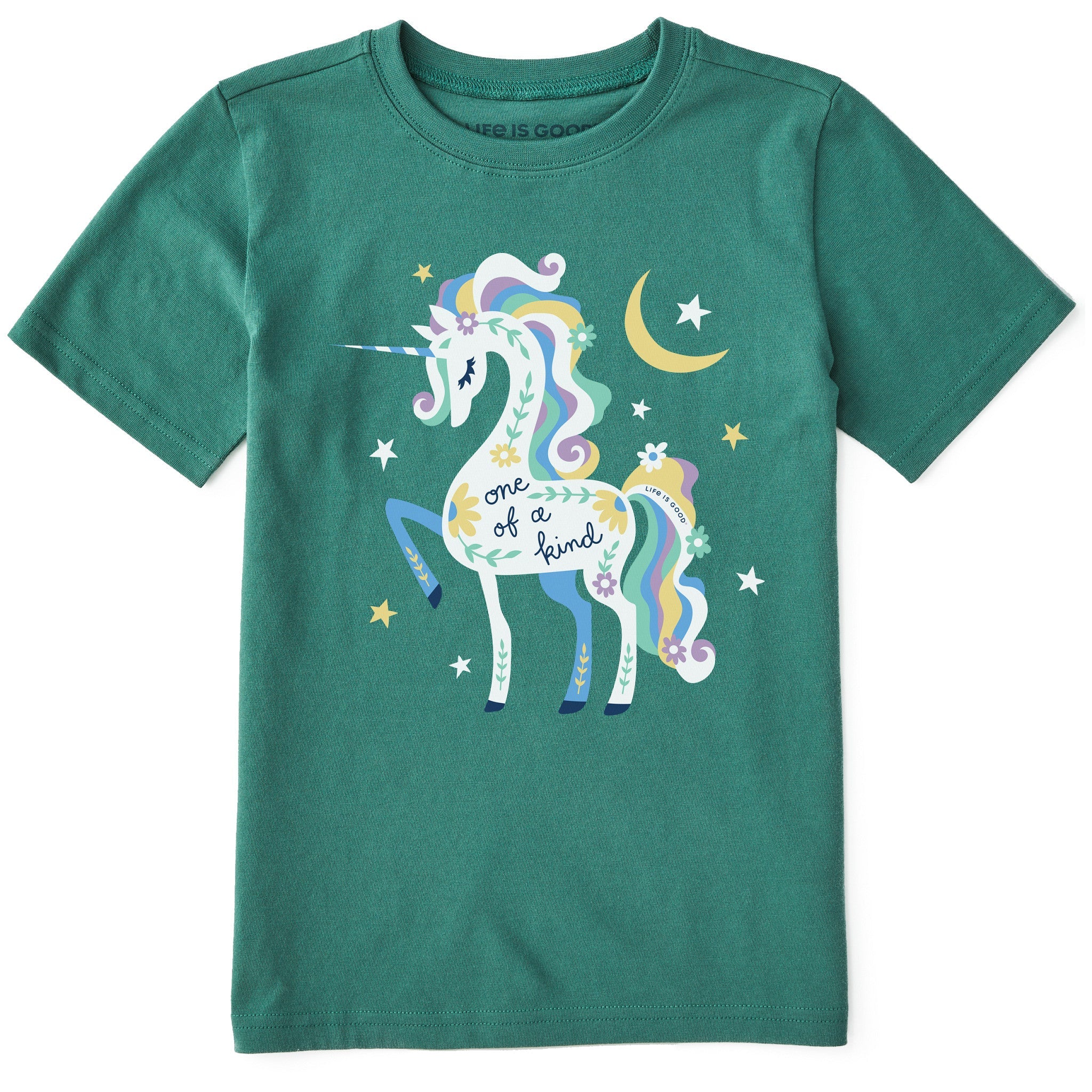 Kids One of a Kind Unicorn Short Sleeve Crusher Tee