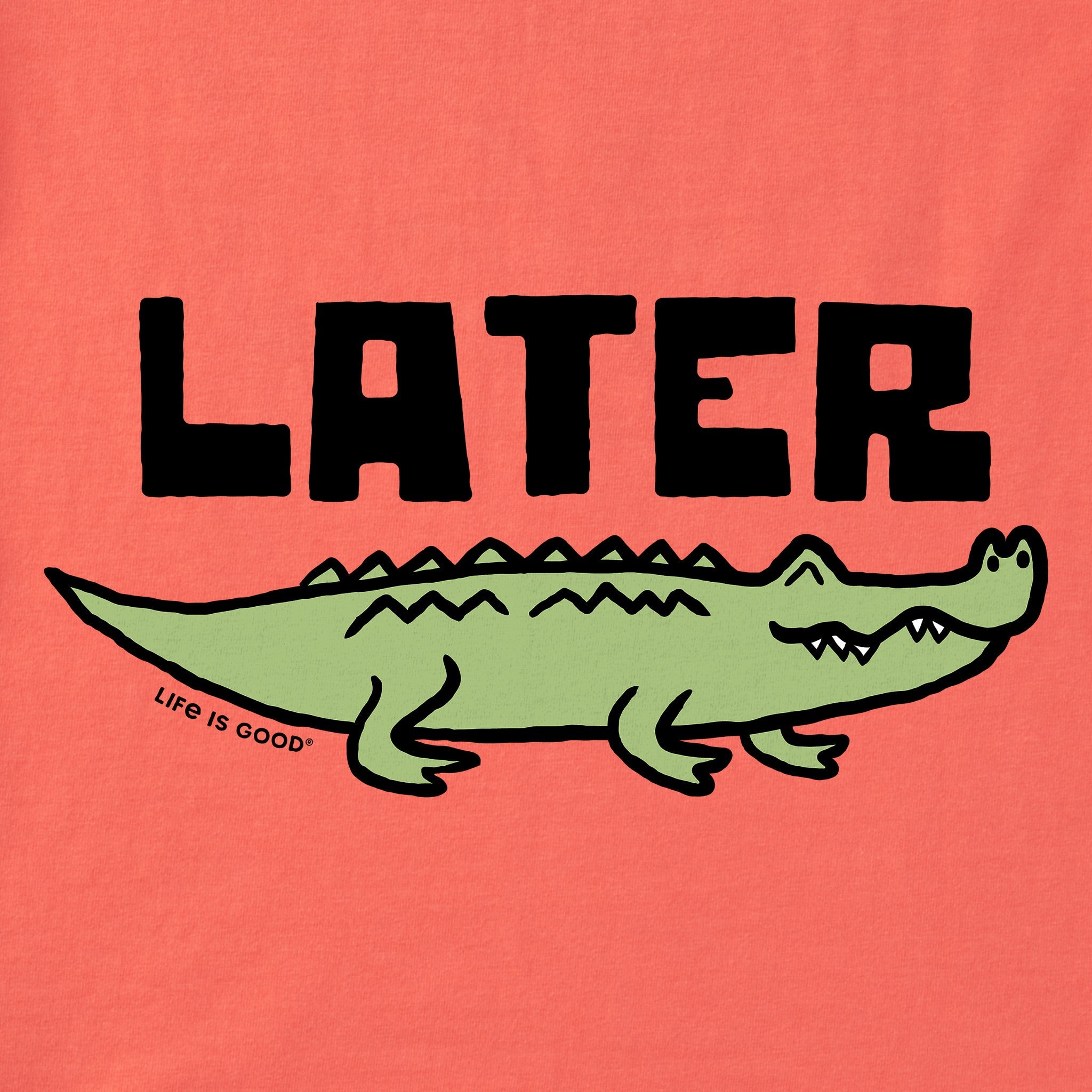 Kids Later Gator Short Sleeve Crusher Tee
