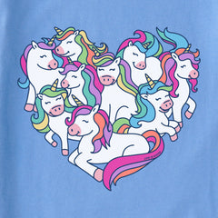 Heart Of Unicorns Short Sleeve Toddler Crusher Tee