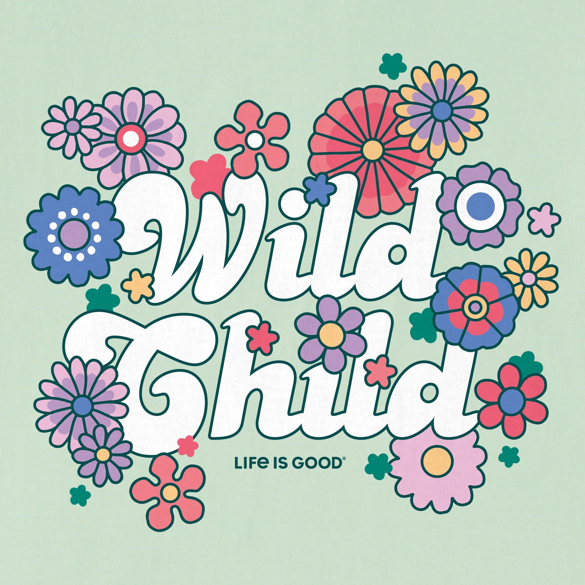 Toddler Hippy Wild Child Short Sleeve Crusher Tee