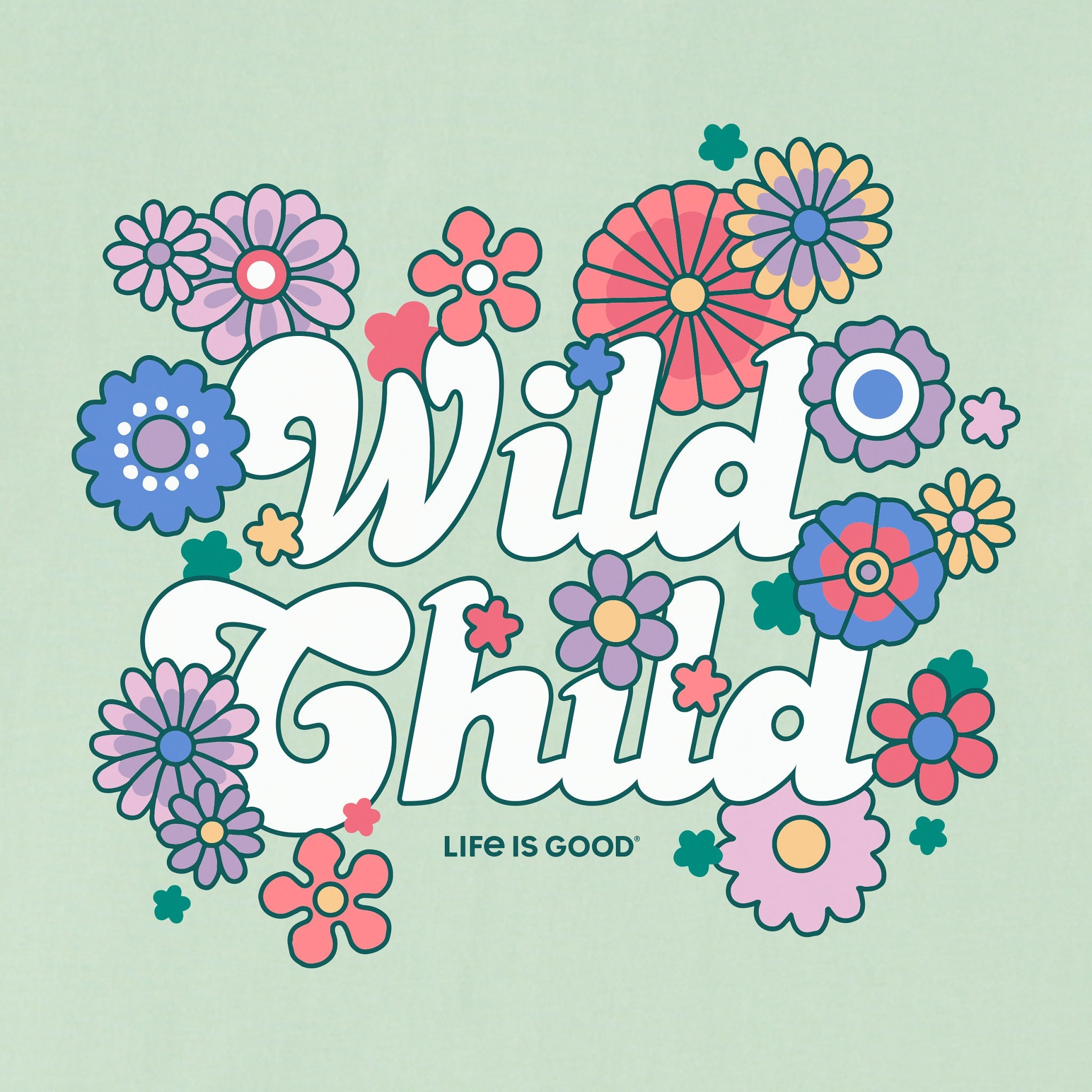Baby Hippy Wild Child Short Sleeve Crusher Baby Bodysuit