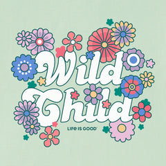 Baby Hippy Wild Child Short Sleeve Crusher Baby Bodysuit