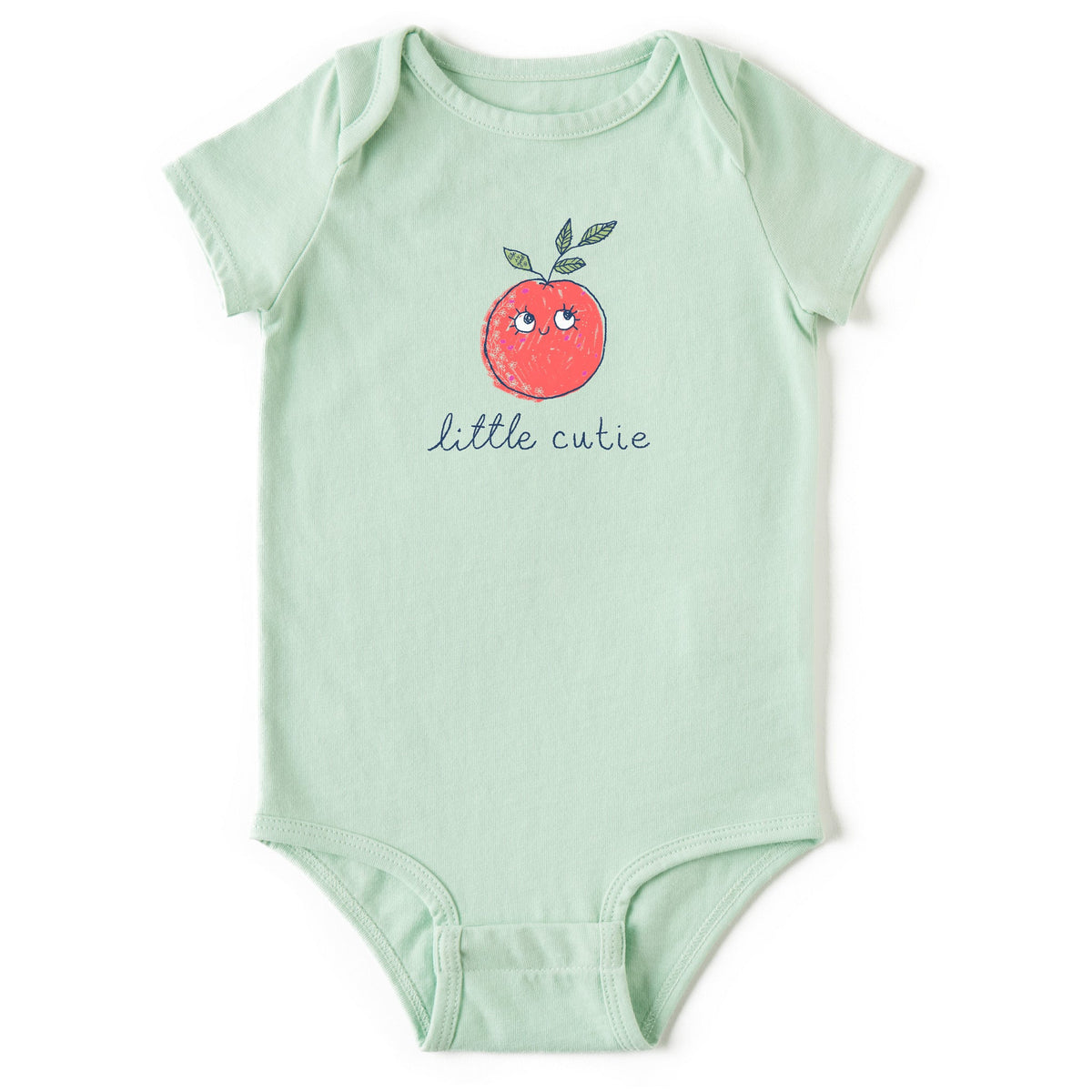 Infant Little Cutie Short Sleeve Crusher Baby Bodysuit