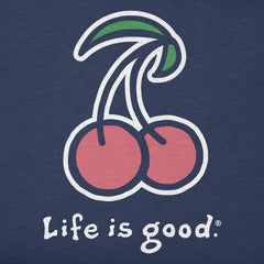 Women's Cherries Short Sleeve Crusher Boxy Tee